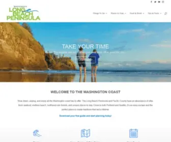 Visitlongbeachpeninsula.com(Plan your trip to the Washington Coast) Screenshot