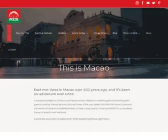 Visitmacao.com.au(Explore Macao) Screenshot