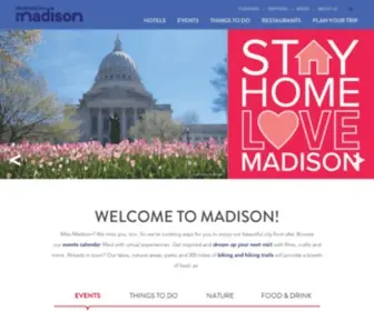 Visitmadison.com(Destination Madison) Screenshot