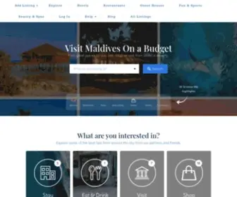 Visitmaldives.info(A Friendly Directory WordPress Theme) Screenshot