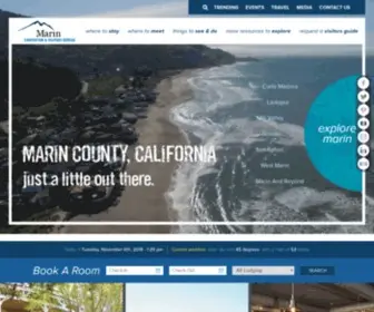 Visitmarin.org(Marin County) Screenshot