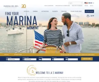 Visitmarinadelrey.com(Marina del Rey) Screenshot