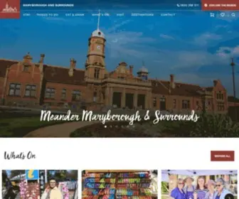 Visitmaryborough.com.au(Maryborough Welcome) Screenshot