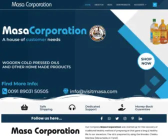 Visitmasa.com(Cold Pressed Oils) Screenshot