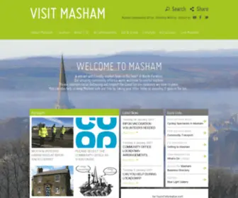 Visitmasham.com(Masham) Screenshot