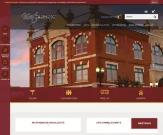 VisitmcPherson.com(Visit McPherson) Screenshot