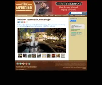 Visitmeridian.com(Visit Meridian) Screenshot