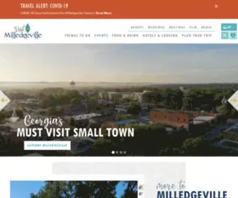 Visitmilledgeville.org(Milledgeville) Screenshot