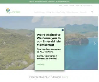 Visitmontserrat.com(The Montserrat Tourism Division) Screenshot