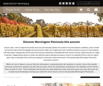 Visitmorningtonpeninsula.org(Visit Mornington Peninsula) Screenshot
