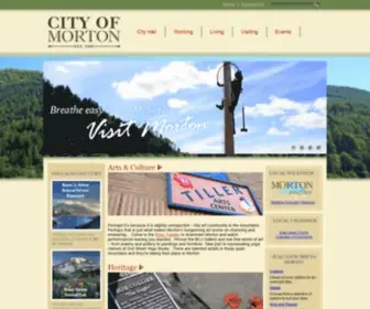 Visitmorton.com(City of Morton) Screenshot