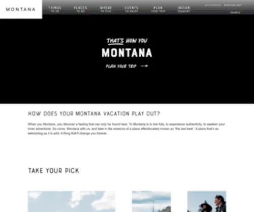 Visitmt.com(Montana’s) Screenshot