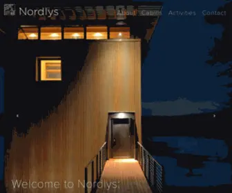 Visitnordlys.com(Distinct Rental Cabins in Wisconsin) Screenshot