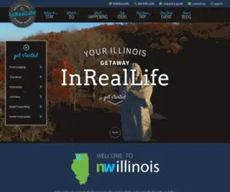 Visitnorthwestillinois.com(Illinois Vacations and weekend getaways) Screenshot