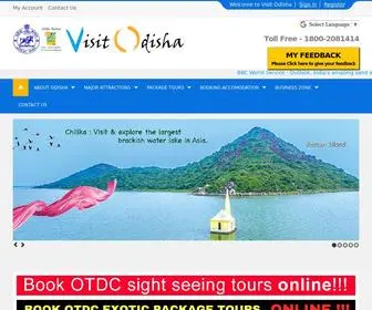 Visitodisha.org(Odisha Tourism) Screenshot