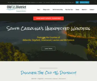 Visitold96SC.com(The Old 96 District) Screenshot