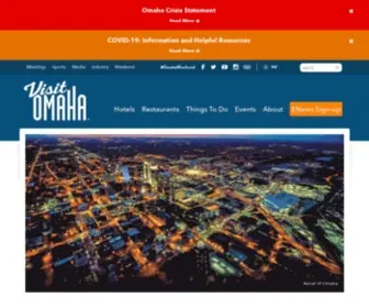 Visitomaha.com(Visit Omaha Nebraska) Screenshot