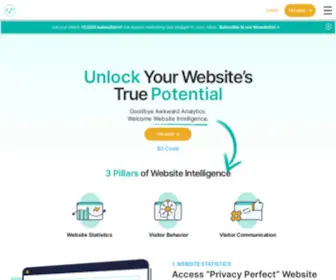 Visitor-Analytics.io(The Website Intelligence Platform) Screenshot