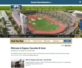 Visitoregon.org(Eugene, Cascades & Oregon Coast) Screenshot