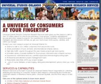 Visitorsatisfaction.com(Universal Orlando) Screenshot