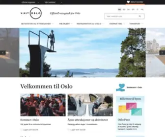 Visitoslo.com(Oslo, Norge) Screenshot