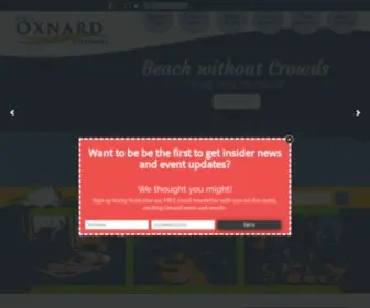 Visitoxnard.com(Visit Oxnard) Screenshot