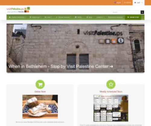 Visitpalestine.ps(Visit Palestine) Screenshot