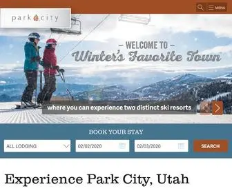 Visitparkcity.com(Visit Park City) Screenshot