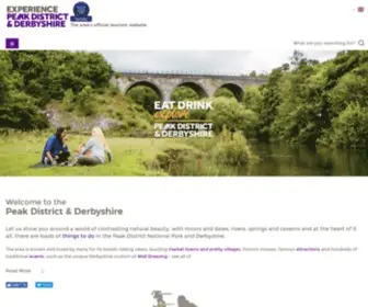 Visitpeakdistrict.com(Visit Peak District & Derbyshire) Screenshot