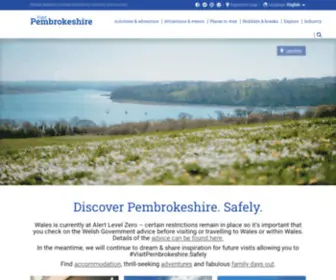 Visitpembrokeshire.com(Visit Pembrokeshire) Screenshot