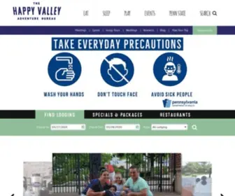 Visitpennstate.org(Official Destination Marketing Organization for Centre County) Screenshot