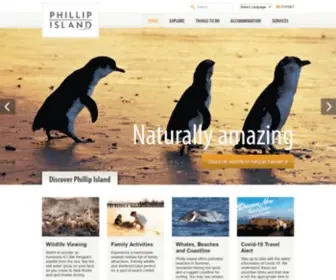 Visitphillipisland.com(Phillip Island) Screenshot