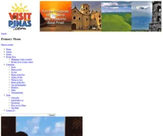 Visitpinas.com(Visit the Philippines) Screenshot