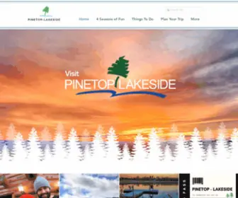 Visitpinetoplakeside.com(Pinetop-Lakeside, AZ) Screenshot