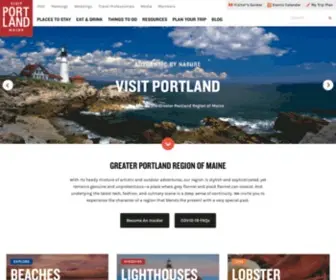 Visitportland.com(Visit Portland) Screenshot