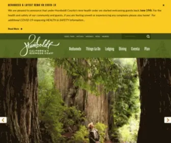 Visitredwoods.com(Travel Info for the Redwood Forests of California) Screenshot
