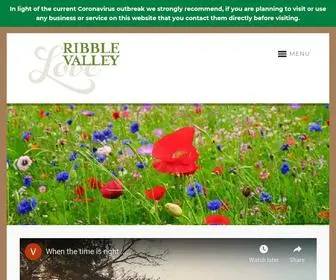 Visitribblevalley.co.uk(Official tourism website for the Ribble Valley) Screenshot