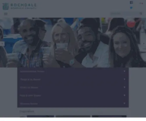 Visitrochdale.com(The borough of Rochdale) Screenshot