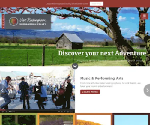 Visitrockingham.com(Rockingham County VA Tourism) Screenshot