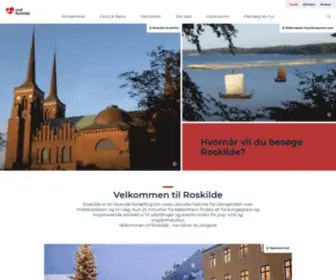 Visitroskilde.dk(Velkommen til verdensarv) Screenshot