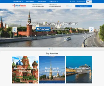 Visitrussia.org(Travel to Russia) Screenshot