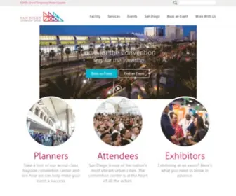 Visitsandiego.com(San Diego Convention Center) Screenshot