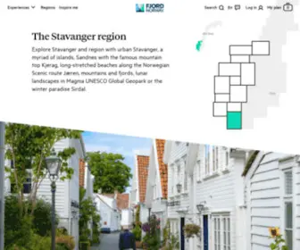 Visitsandnes.com(Region Stavanger) Screenshot