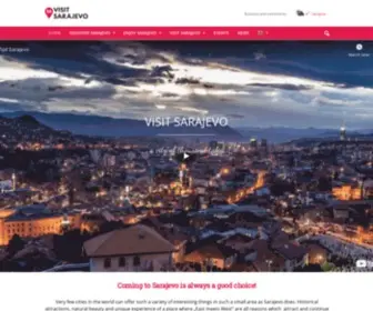 Visitsarajevo.ba(Visit Sarajevo) Screenshot