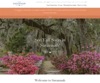 Visitsavannah.com(Visit Savannah) Screenshot