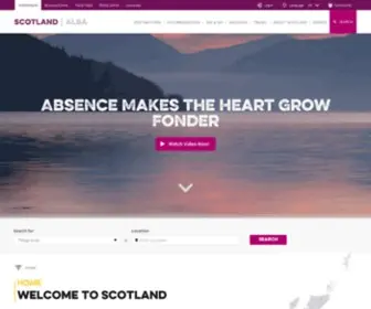 Visitscotland.com(Schotlands Nationaal Bureau voor Toerisme) Screenshot