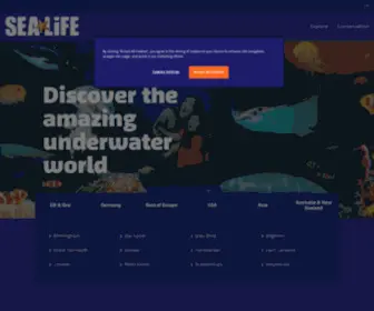 Visitsealife.com(SEA LIFE Aquariums & Attractions) Screenshot