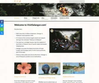 Visitselangor.com(Things to do) Screenshot