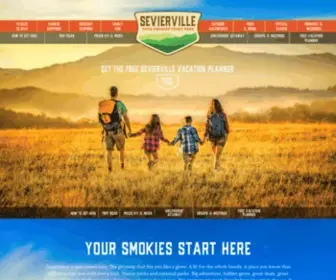 Visitsevierville.com(Sevierville, Tennessee) Screenshot
