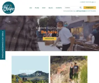Visitslo.com(Hotels, Things to Do, Events, Blog) Screenshot